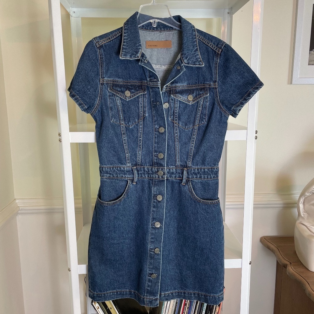 GRLFRND denim mini dress